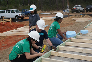 Building Habitat for Humanity House